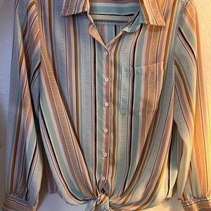 Rachel Zoe , button up blouse top. Size M